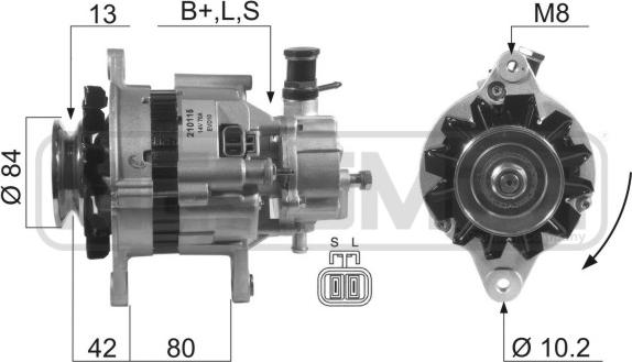 ERA 210115A - Генератор autosila-amz.com