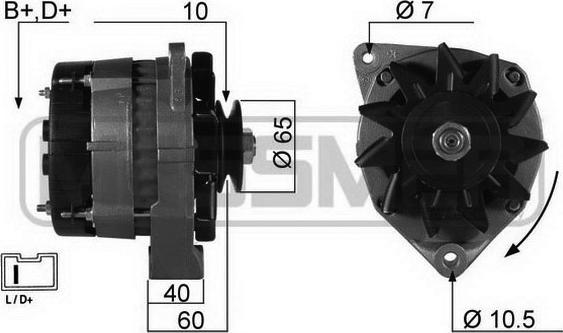 ERA 210137R - Генератор autosila-amz.com