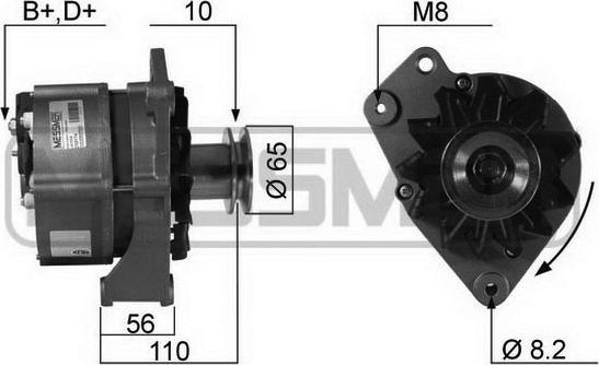 ERA 210174R - Генератор autosila-amz.com