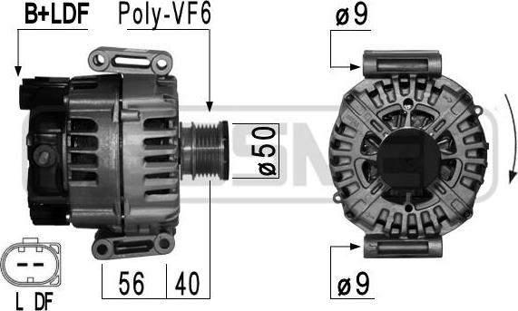 ERA 210897 - Генератор autosila-amz.com