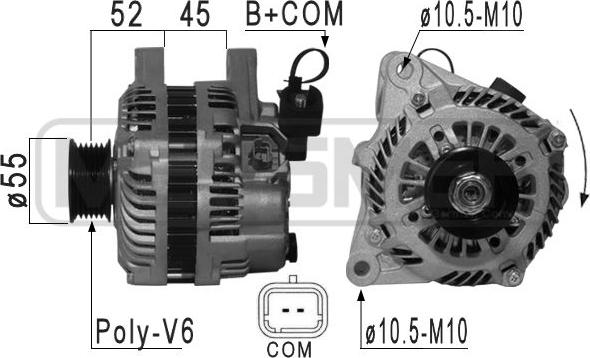 ERA 210864 - Генератор autosila-amz.com