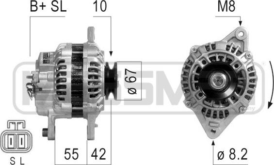 ERA 210803 - Генератор autosila-amz.com