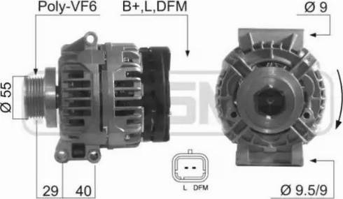 ERA 210397 - Генератор autosila-amz.com