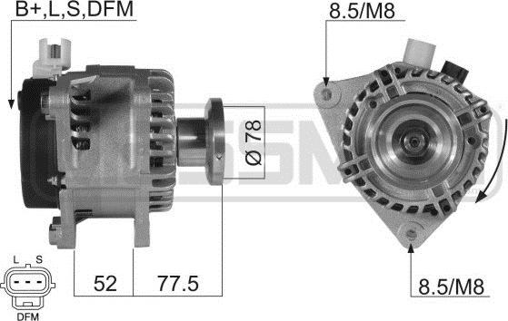 ERA 210330 - Генератор autosila-amz.com