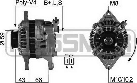 ERA 210373 - Генератор autosila-amz.com