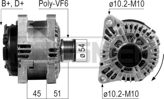 ERA 210243A - Генератор autosila-amz.com