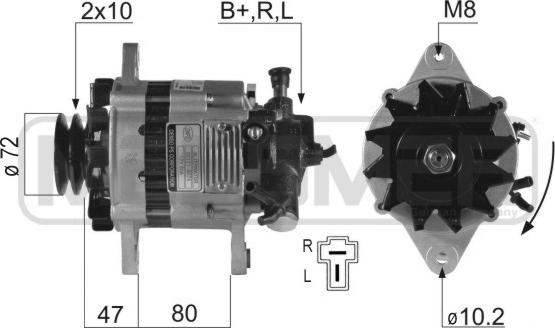 ERA 210250A - Генератор autosila-amz.com