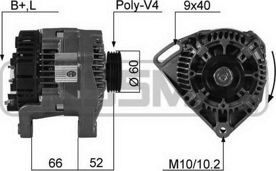 ERA 210284R - Генератор autosila-amz.com