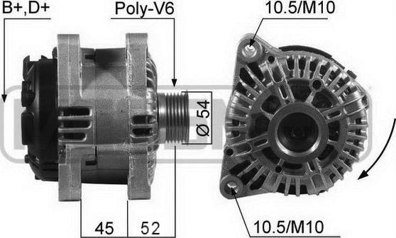 ERA 210234R - Генератор autosila-amz.com