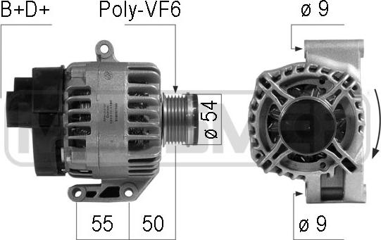 ERA 210749 - Генератор autosila-amz.com