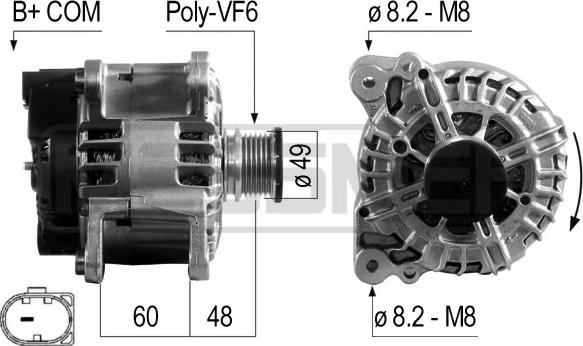 ERA 210706 - Генератор autosila-amz.com