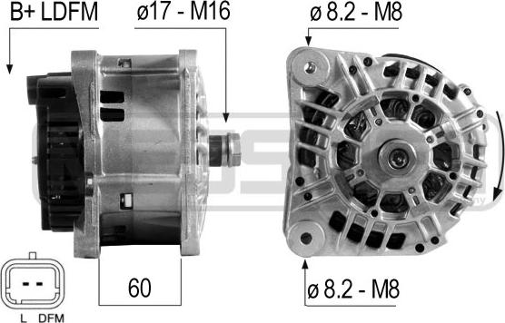 ERA 210701 - Генератор autosila-amz.com