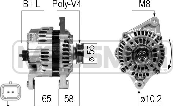 ERA 210710 - Генератор autosila-amz.com