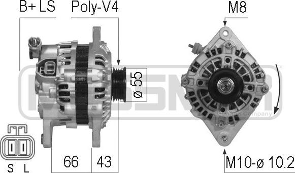 ERA 210713 - Генератор autosila-amz.com