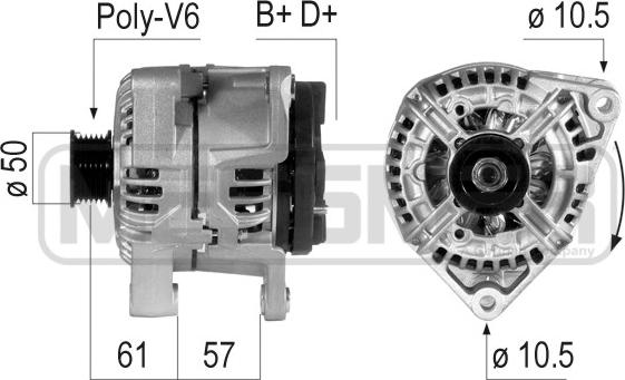 ERA 210725 - Генератор autosila-amz.com