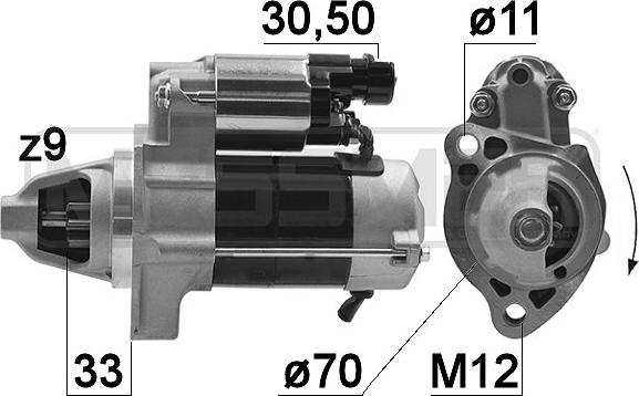 ERA 220998A - Стартер autosila-amz.com