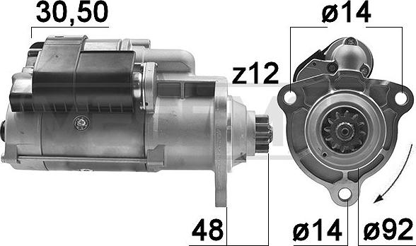 ERA 220993 - Стартер autosila-amz.com