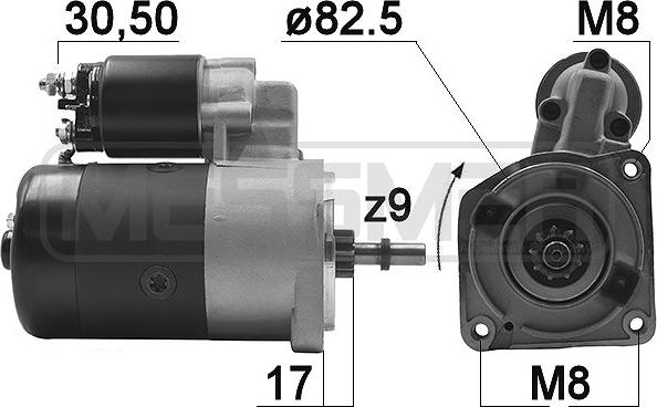 ERA 220956A - Стартер autosila-amz.com