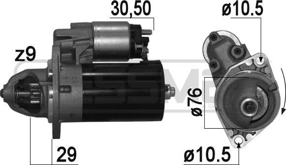 ERA 220909 - Стартер autosila-amz.com