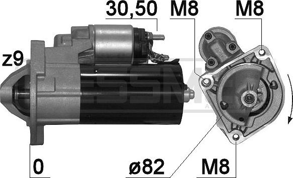 ERA 220906 - Стартер autosila-amz.com