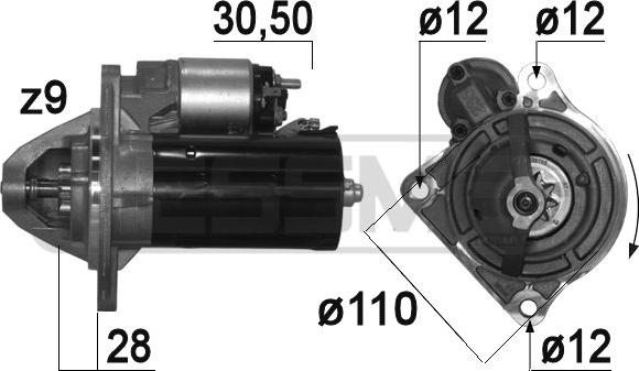 ERA 220914 - Стартер autosila-amz.com