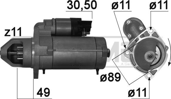 ERA 220915 - Стартер autosila-amz.com