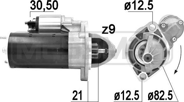 ERA 220931A - Стартер autosila-amz.com