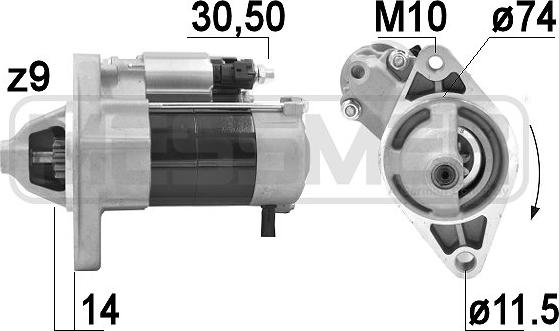 ERA 220926A - Стартер autosila-amz.com