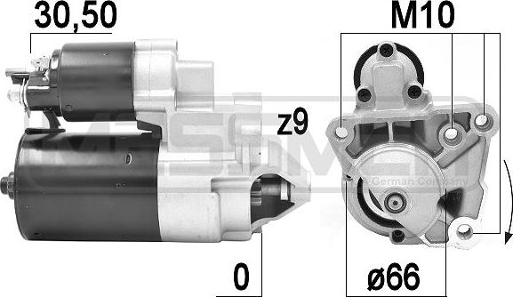 ERA 220923A - Стартер autosila-amz.com