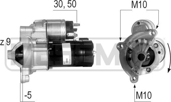 ERA 220455A - Стартер autosila-amz.com