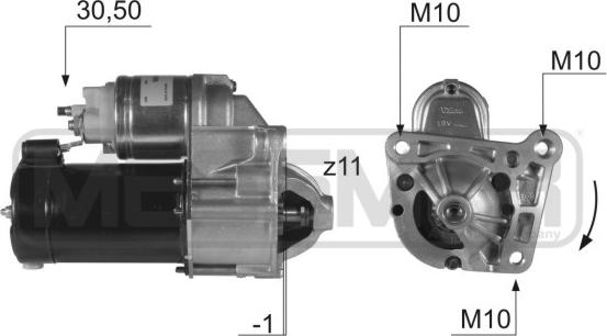 ERA 220402A - Стартер autosila-amz.com