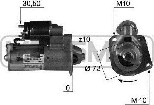 ERA 220418A - Стартер autosila-amz.com