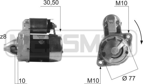 ERA 220488 - Стартер autosila-amz.com