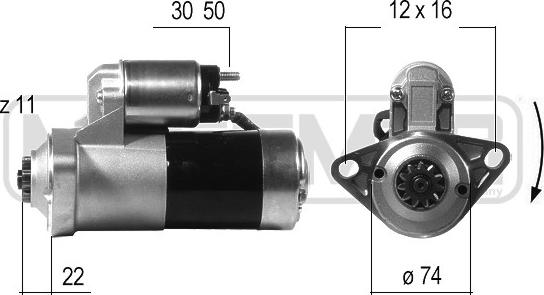 ERA 220439A - Стартер autosila-amz.com