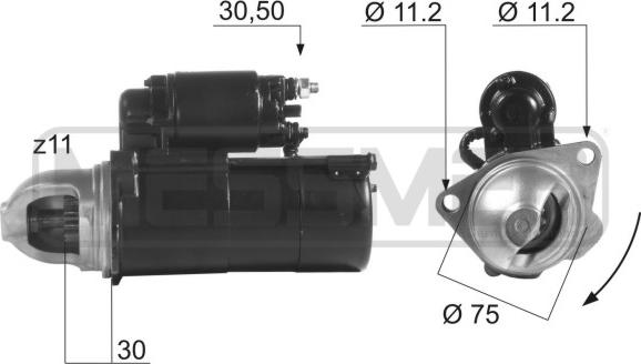 ERA 220438R - Стартер autosila-amz.com