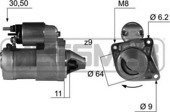 ERA 220421 - Стартер autosila-amz.com