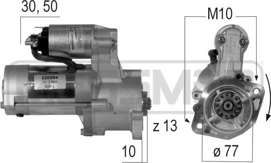 ERA 220594A - Стартер autosila-amz.com