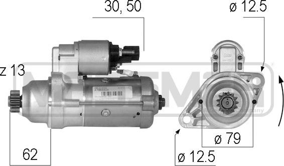 ERA 220591 - Стартер autosila-amz.com