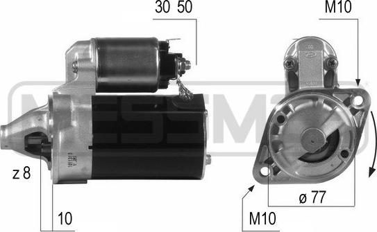 ERA 220504A - Стартер autosila-amz.com