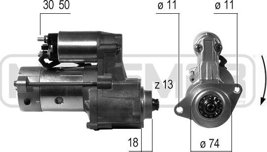 ERA 220507A - Стартер autosila-amz.com