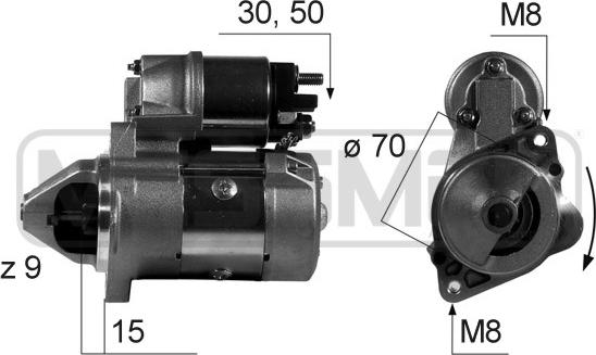 ERA 220517 - Стартер autosila-amz.com