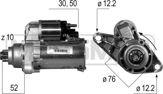 ERA 220530 - Стартер autosila-amz.com