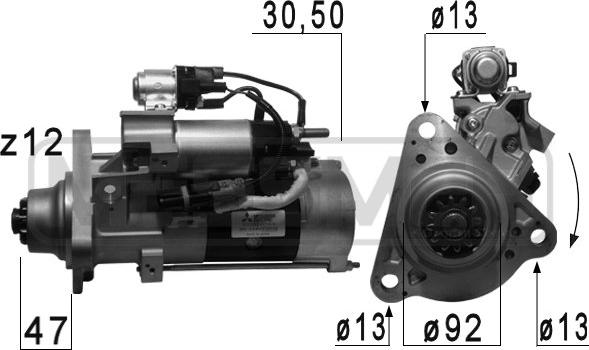 ERA 220690 - Стартер autosila-amz.com