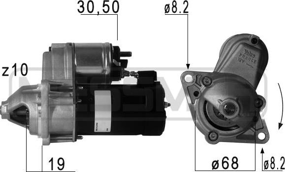 ERA 220691A - Стартер autosila-amz.com