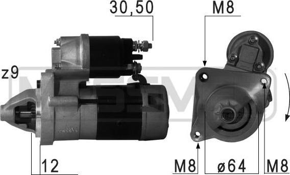 ERA 220693A - Стартер autosila-amz.com