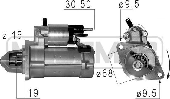 ERA 220649 - Стартер autosila-amz.com