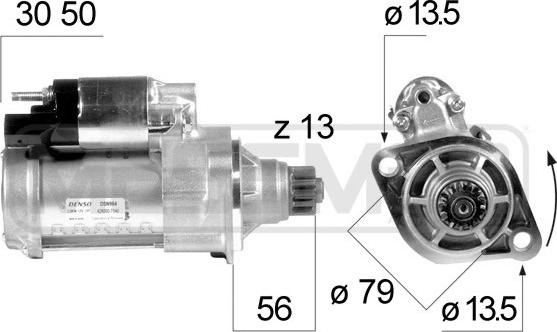 ERA 220647 - Стартер autosila-amz.com