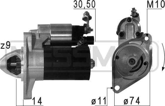 ERA 220659A - Стартер autosila-amz.com