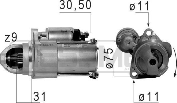 ERA 220657 - Стартер autosila-amz.com