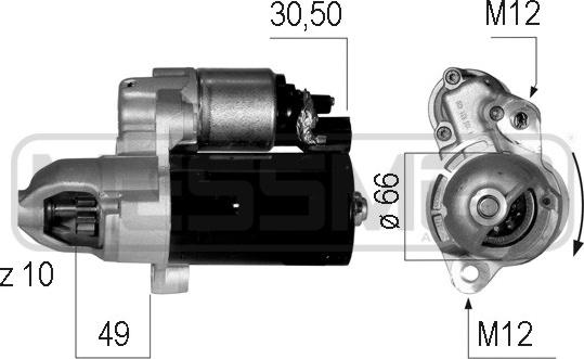 ERA 220605 - Стартер autosila-amz.com